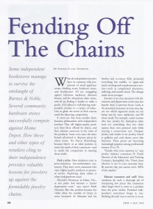 Fending off chains JCK cover