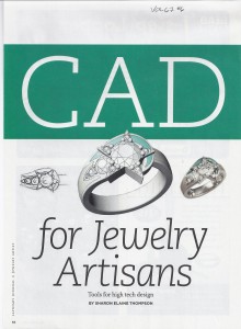 CAD for Jewelry Artisans cover