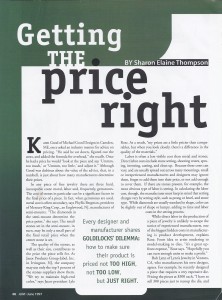 Getting Price Right AJM cover